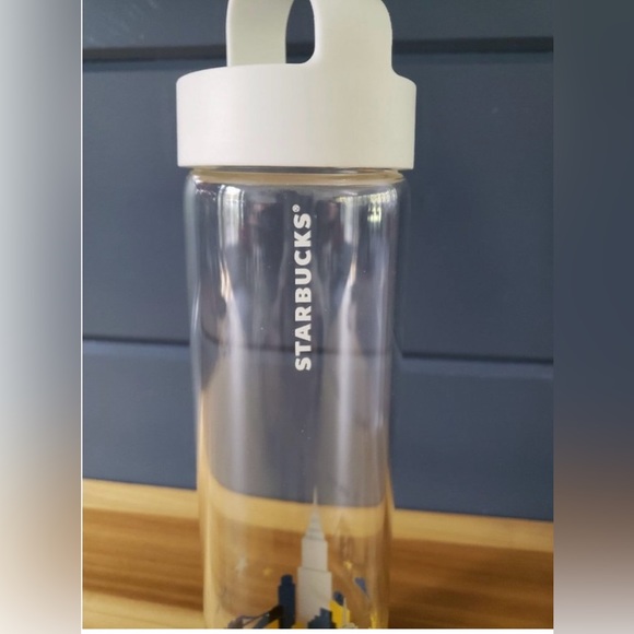 Starbucks You Are Here Collection Glass Water Bottle - Picture 2 of 5